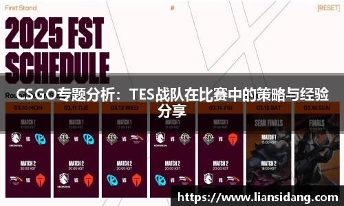 CSGO专题分析：TES战队在比赛中的策略与经验分享