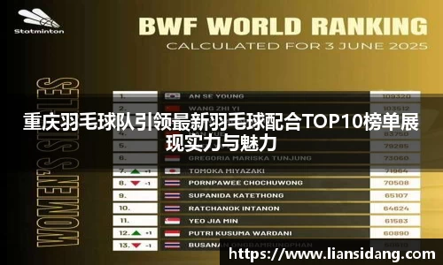重庆羽毛球队引领最新羽毛球配合TOP10榜单展现实力与魅力